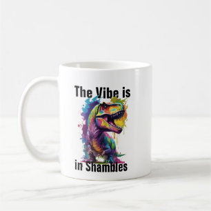 Café Taza divertida de dinosaurio - El ambiente está en