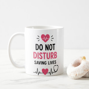 Café Taza Divertida de Enfermera Modo Enfermera Activad