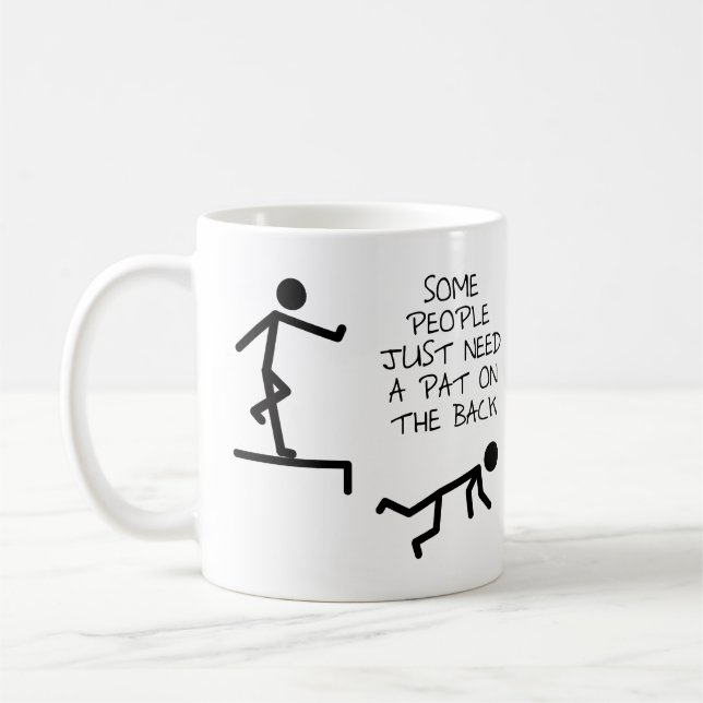 Café Taza Divertida de Felicitación (Izquierda)