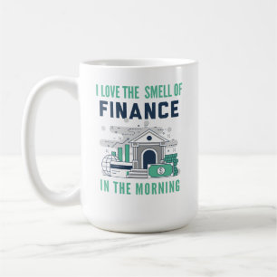 Café Taza divertida de finanzas Negocio de oficina comp