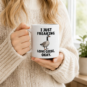 Café Taza divertida de ganso de Canadá para amantes de