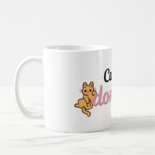 Café Taza Divertida de Gato Lindo Pelo de Gato No Impor