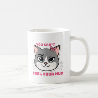 Café Taza Divertida de Gato 'No Puedes Engañar a Tu Mam