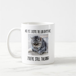 Café Taza divertida de gato, regalo personalizado para 