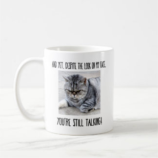 Café Taza divertida de gato, regalo personalizado para 