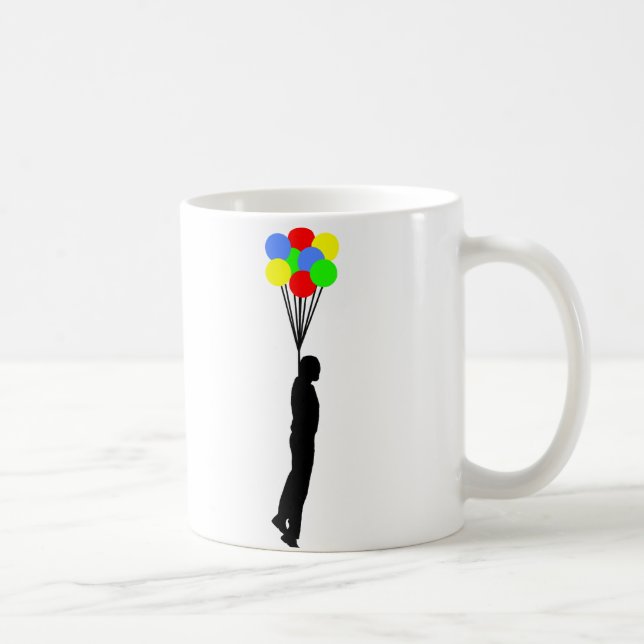 Café Taza Divertida de Globo Colgando (Derecha)