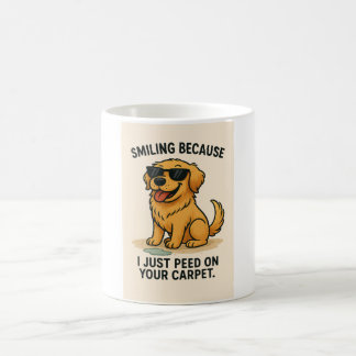 Café Taza divertida de Golden Retriever