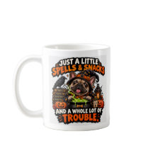 Taza divertida de Halloween de Bulldog Francés con