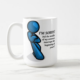 Café Taza Divertida de Interrupción