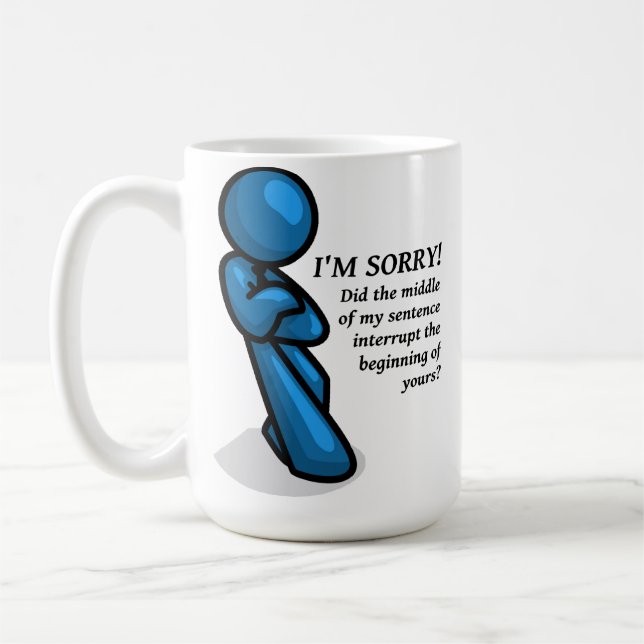 Café Taza Divertida de Interrupción (Izquierda)