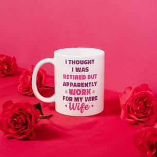 Café Taza divertida de jubilación para marido – Trabajo