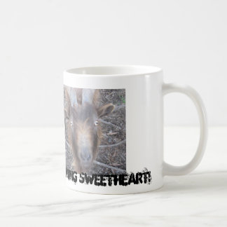 Café Taza divertida de la cabra