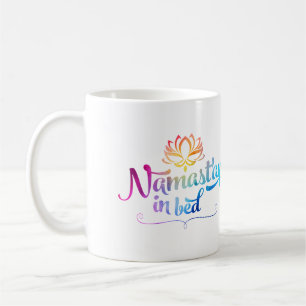 Café Taza divertida de la cita de Namaste