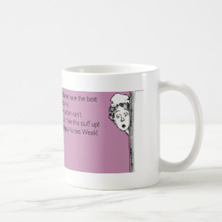 Café Taza divertida de la enfermera