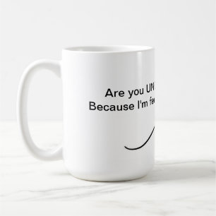 Café Taza divertida de la ley - línea de la recogida d