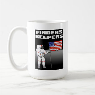 Café Taza Divertida de la Luna Finders Keepers