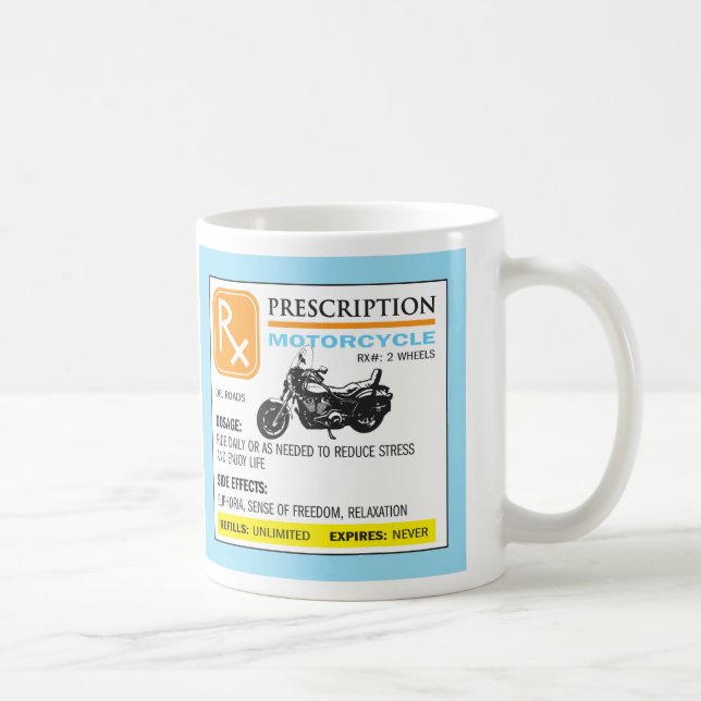 Café Taza divertida de la motocicleta de la (Derecha)