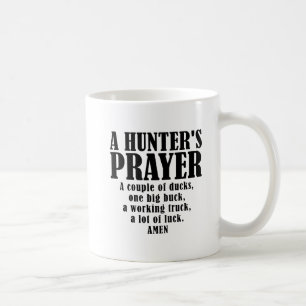 Café Taza Divertida de la Oración del Cazador