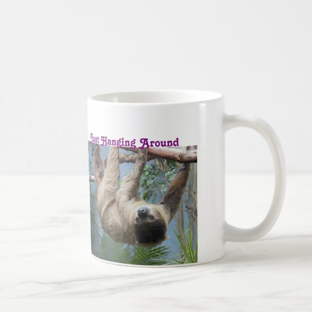 Café Taza divertida de la pereza (Derecha)