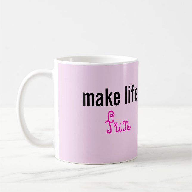 Café Taza divertida de la vida (Izquierda)
