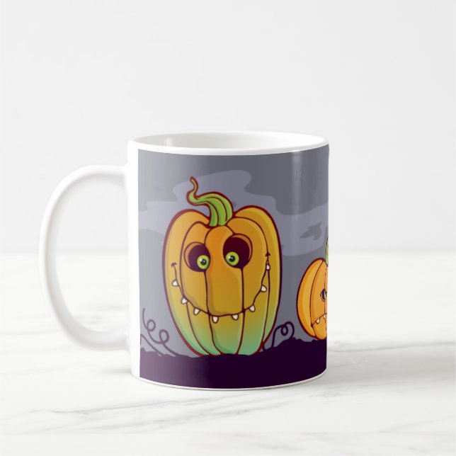 Café Taza divertida de las calabazas (Izquierda)