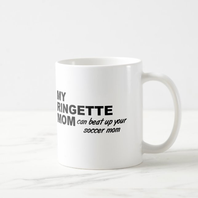 Café Taza Divertida de Mamá de Ringette (Derecha)