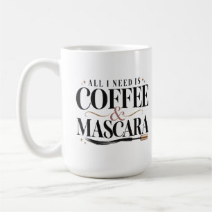 Café Taza divertida de maquillaje: Todo lo que necesito