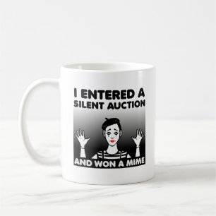 Café Taza Divertida de Mimo de Subasta Silenciosa