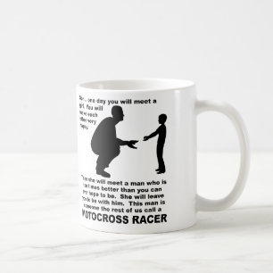 Café Taza Divertida de Motocross de Bicicleta de Tierra