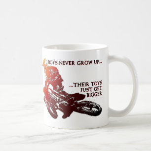 Café Taza Divertida de Motocross de Moto de Tierra Jugu