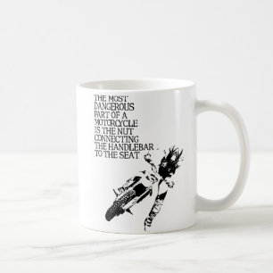 Café Taza Divertida de Motocross para Amantes de Motos 