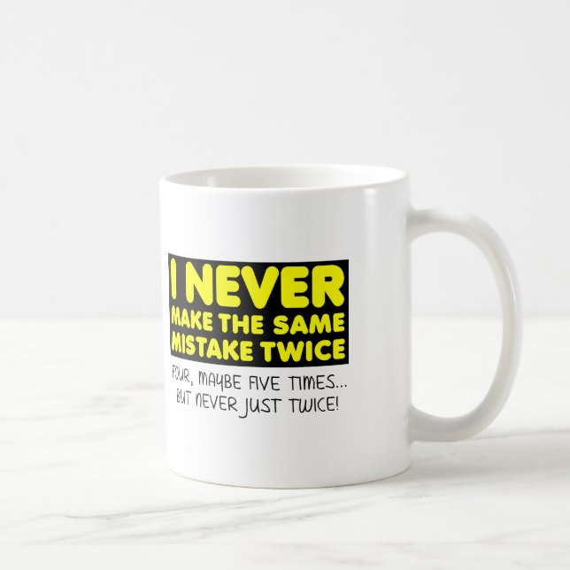 Café Taza Divertida de Múltiples Errores (Derecha)