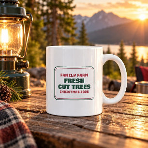 Café Taza Divertida de Navidad Árboles de Navidad Recié
