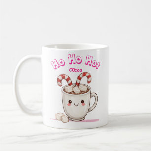 Café Taza Divertida de Navidad Ho Ho Hot Cocoa – Kawaii