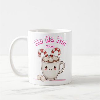 Café Taza Divertida de Navidad Ho Ho Hot Cocoa – Kawaii