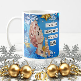 Café Taza divertida de Navidad Mejor Amiga "Espíritu de