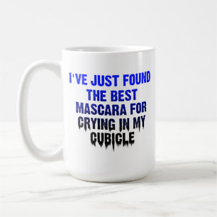 Café Taza Divertida de Oficina Llorando en Mi Cubículo