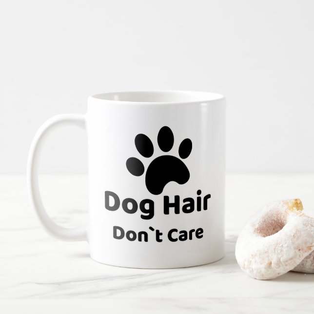 Café Taza Divertida De Pelo De Perro No Importa (Con donut)