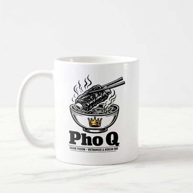 Café Taza divertida de Pho Q (Izquierda)