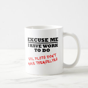 Café Taza Divertida de Planeación Malvada