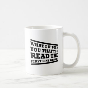 Café Taza divertida de '¿Qué pasaría si te dijera?'