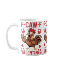 Taza divertida de San Valentín F-caw-F | Castigo d