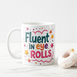 Café Taza divertida de sarcasmo con guiños graciosos