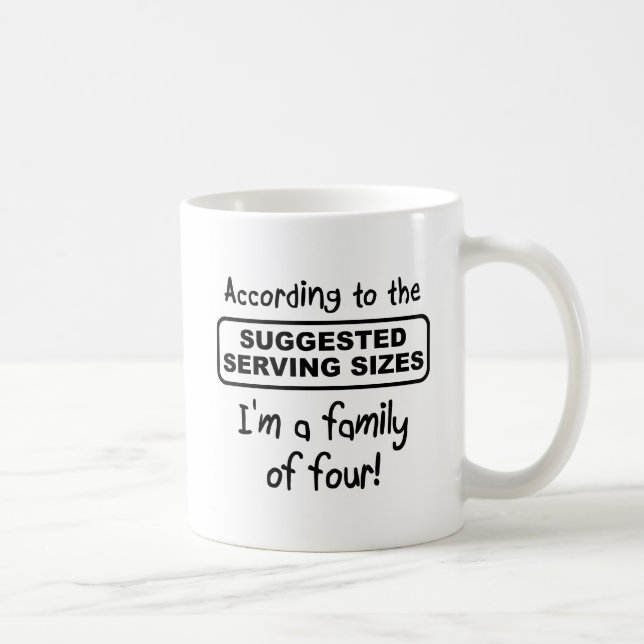 Café Taza Divertida de Servicio Sugerido (Derecha)