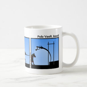 Café Taza divertida de Stickman de la justa del salto