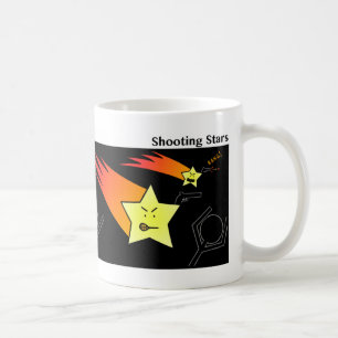 Café Taza divertida de Stickman del Shooting Stars -