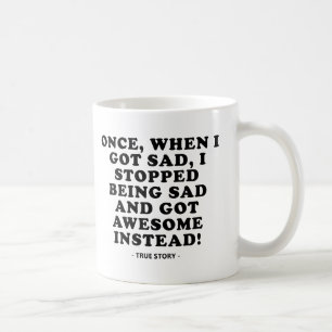 Café Taza divertida de triste a increíble