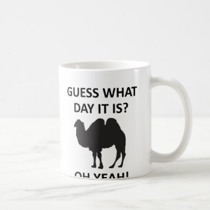 Café Taza Divertida del Camello del Miércoles de la Jor