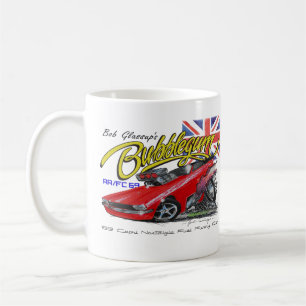 Café Taza divertida del coche de la nostalgia de