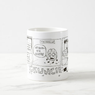 Café Taza divertida del dibujo animado de la patata